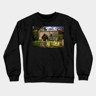 Church Of St Nicholas at Ibstone in Buckinghamshire Crewneck Sweatshirt